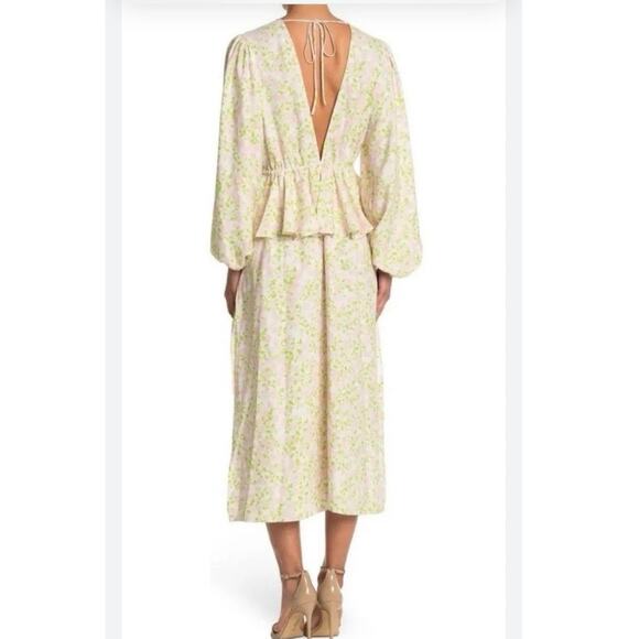 Ivory Print Double V Maxi Dress | Topshop - Picture 4 of 5